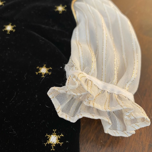 Vintage American Girl Doll Velvet Dress snowflake RETIRED - Picture 4 of 6